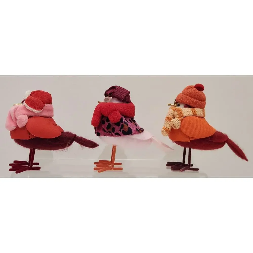 Target Wondershop 2023 Feathery Friends Christmas Fabric Birds